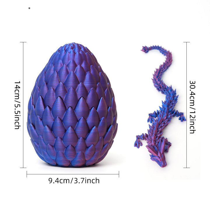 3D Printed Dragon Scale Egg Creative Toy Ornaments