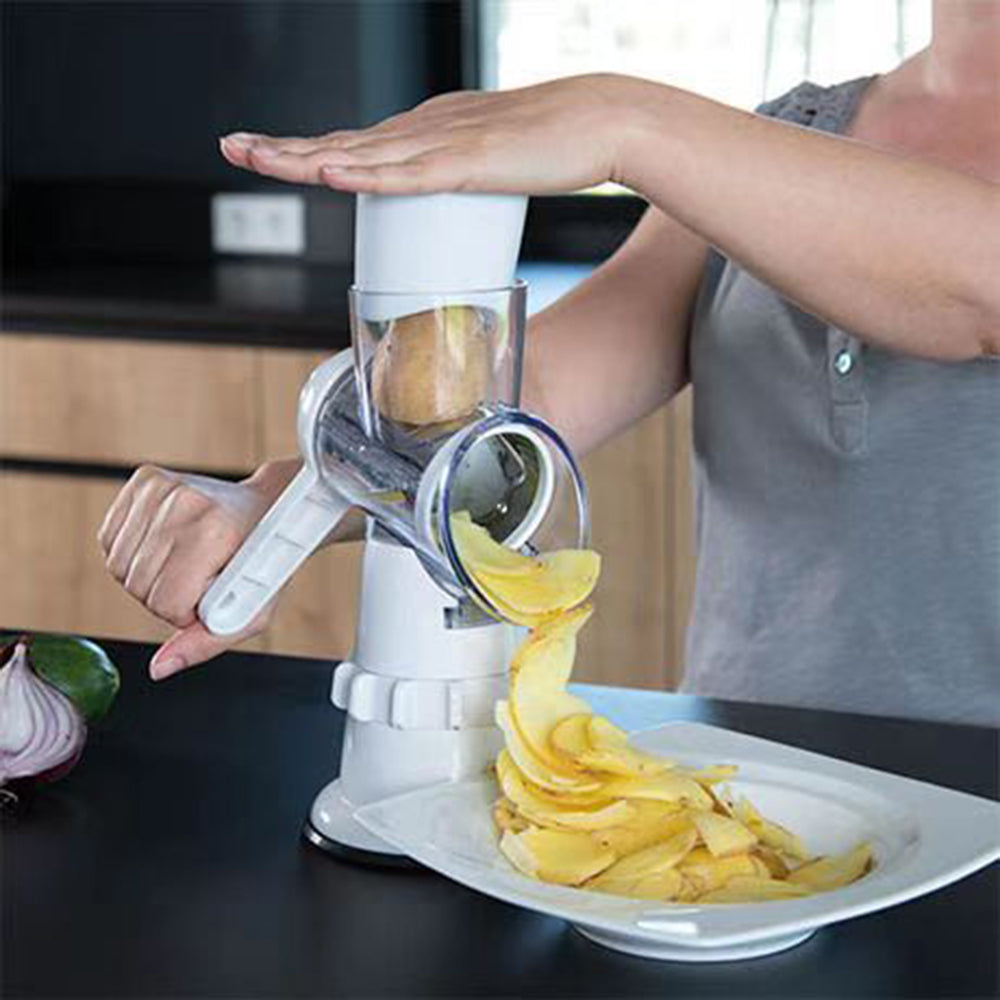 3 In 1 Shredder Grater Rotary With Handle