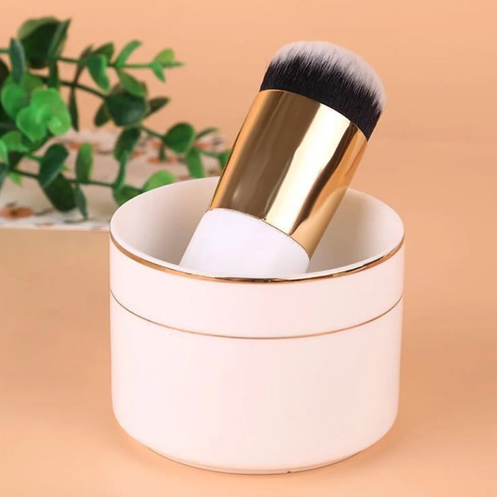 Chubby Pier Foundation Brush Flat Cream Makeup Brushes Professional Cosmetic Make-up Brush