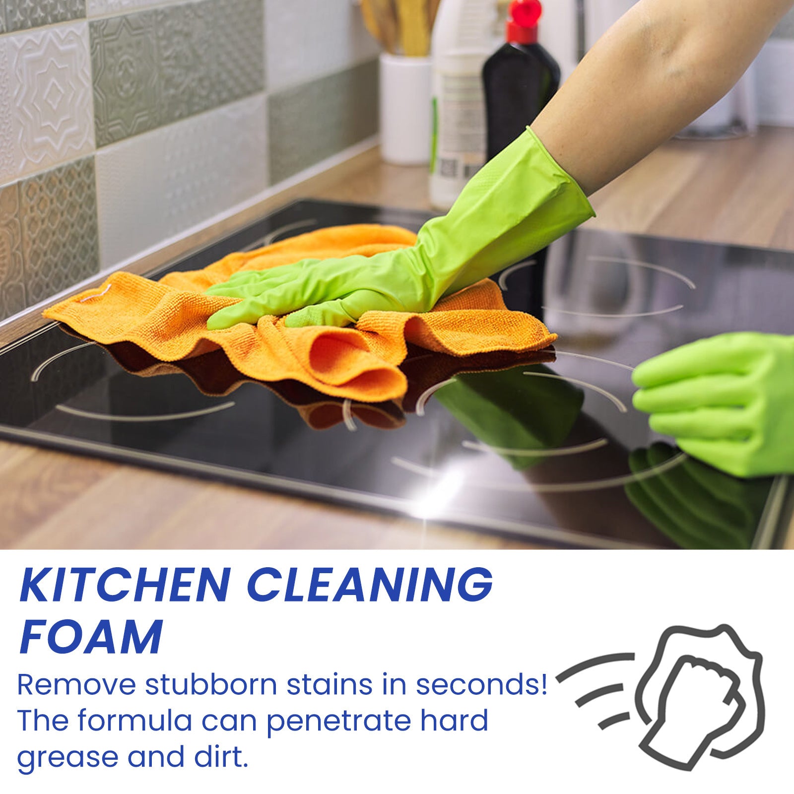 Heavy-Duty Kitchen Foaming Degreaser & Cleaner