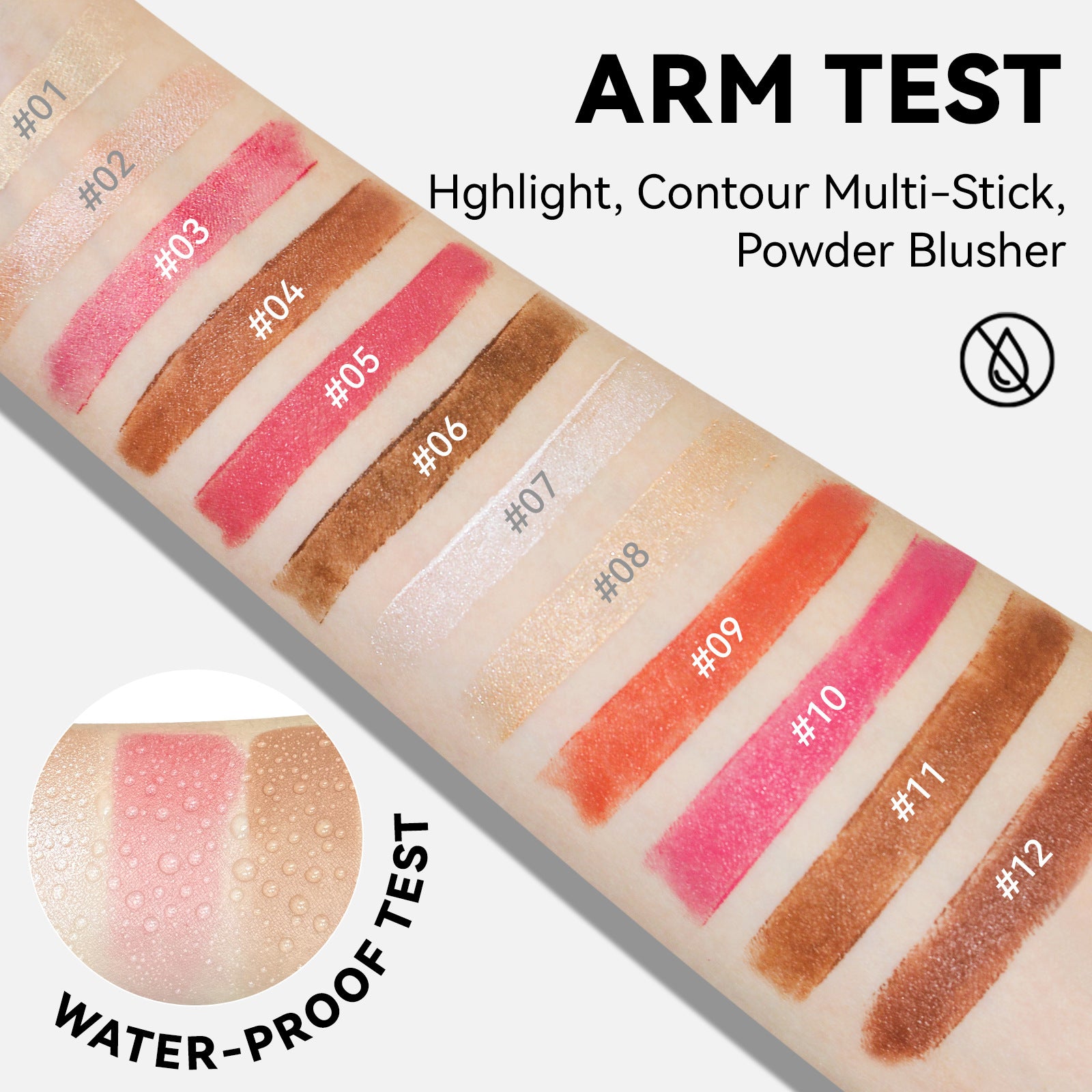 Cream Blush Stick With Brush