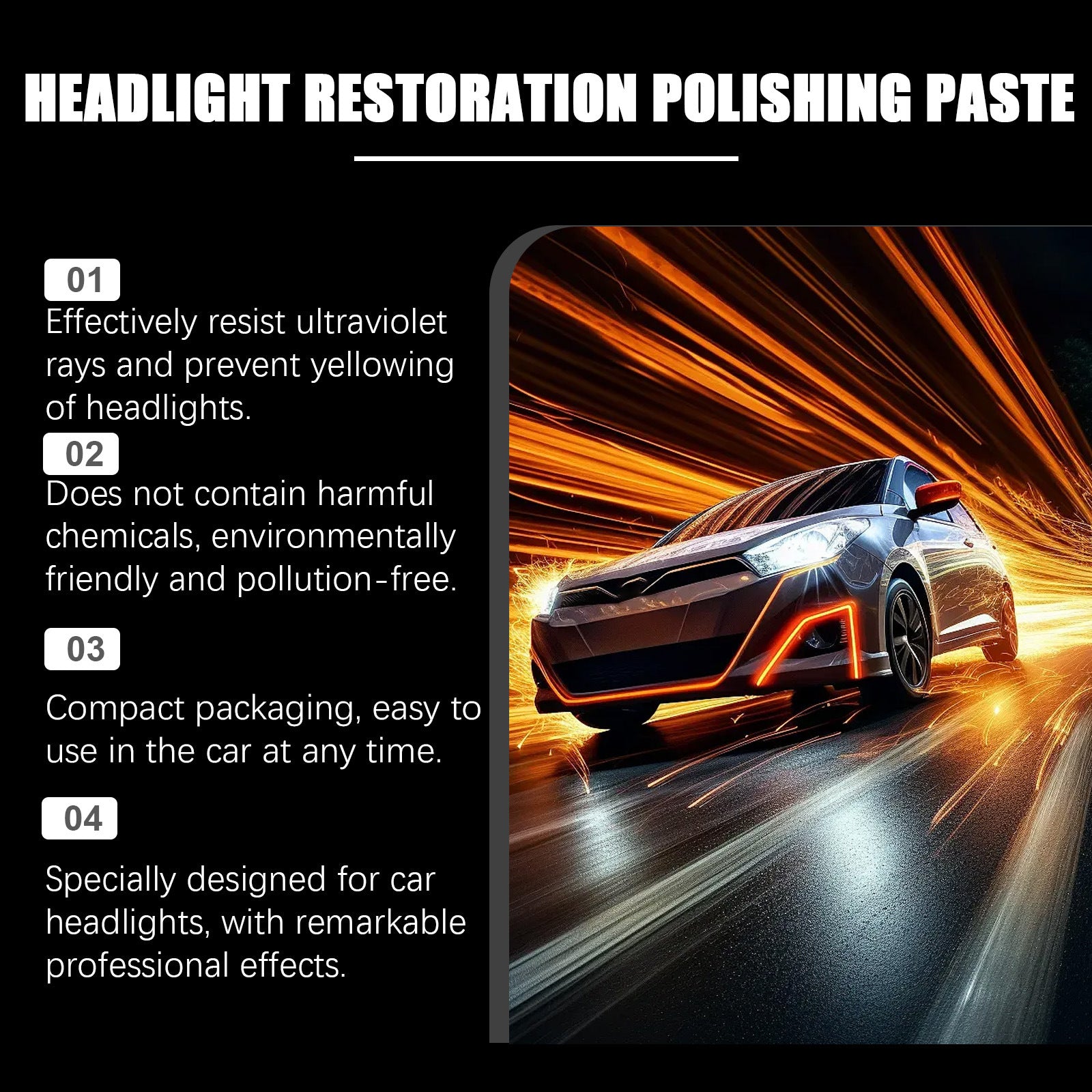 Car Headlight Polishing Agent