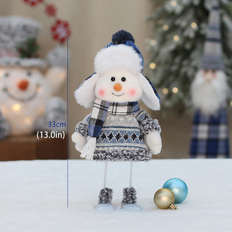 Christmas Blue New Fabric Doll