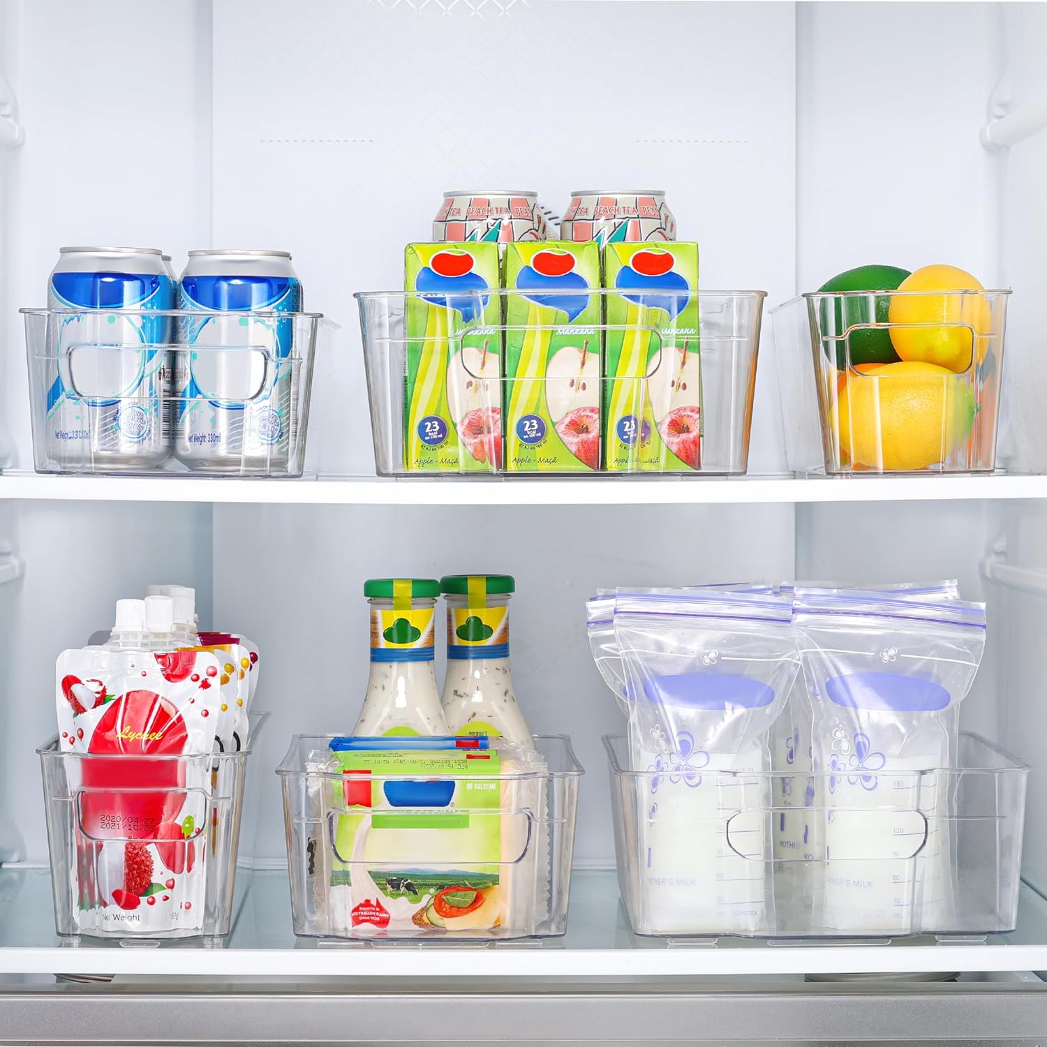 Refrigerator Organizer Bins