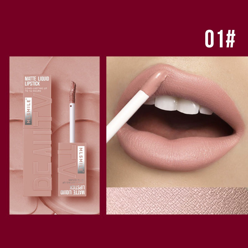 New Matte Ink Liquid Lipstick Super Stay Lipcolor Velvet Nude Non-stick Cup Lip