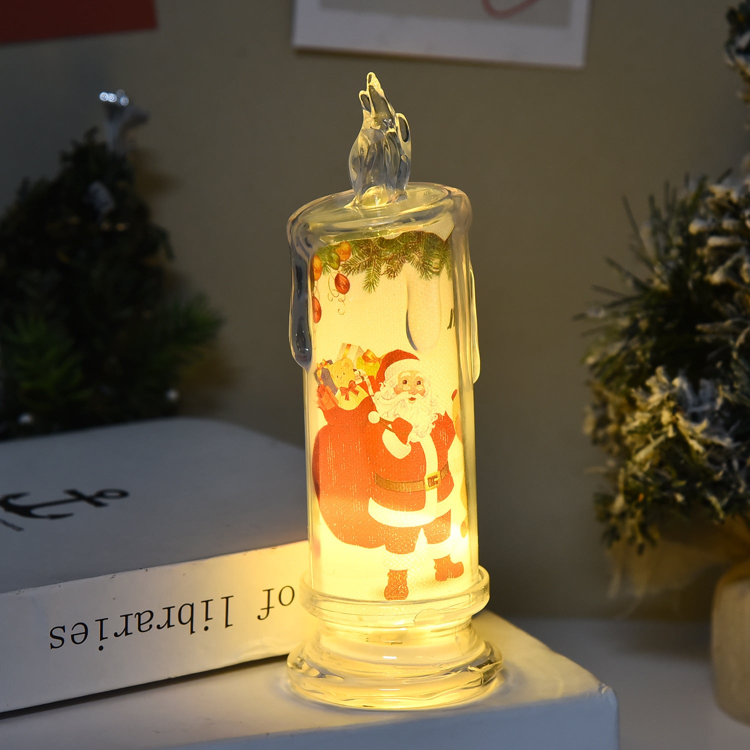 Christmas LED Simulation Atmosphere Candle