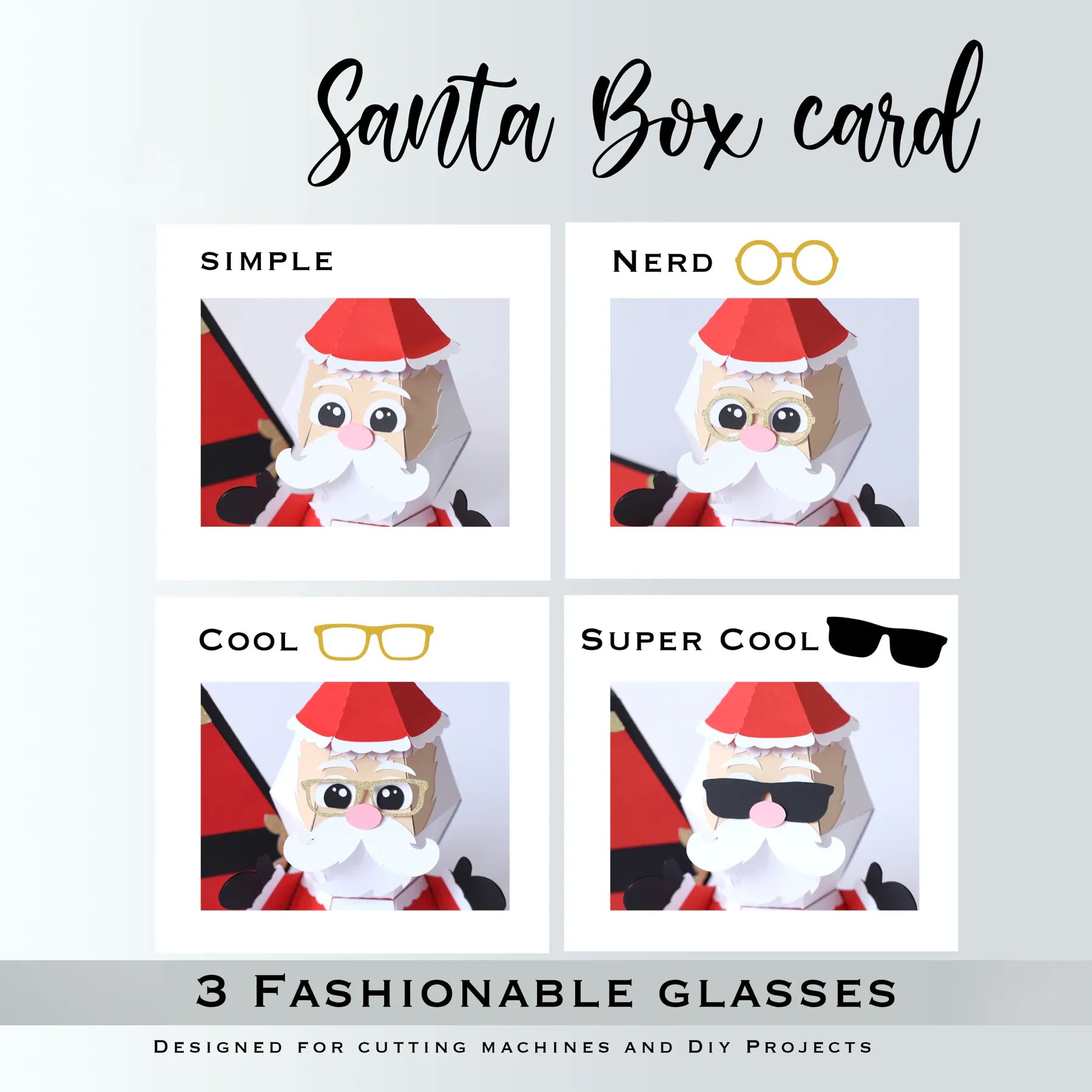 3D Santa Claus Prank Pop-up Box Card