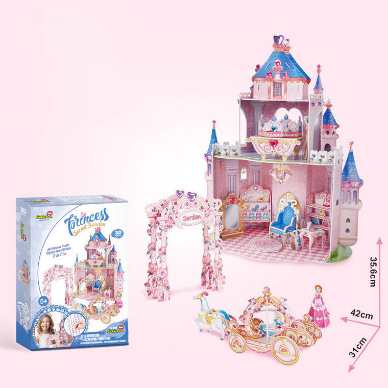 3D Puzzle Children - Princess Birthday Party Princess Castle