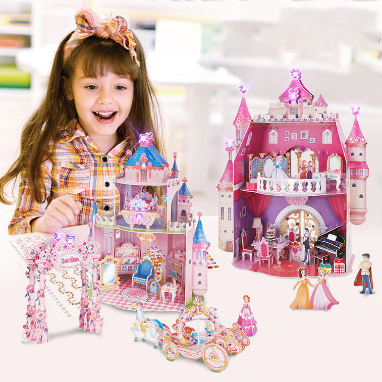 3D Puzzle Children - Princess Birthday Party Princess Castle