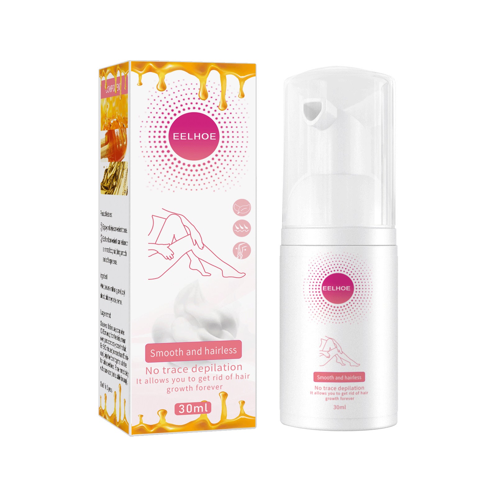 Honey Mousse Hair Removal Spray