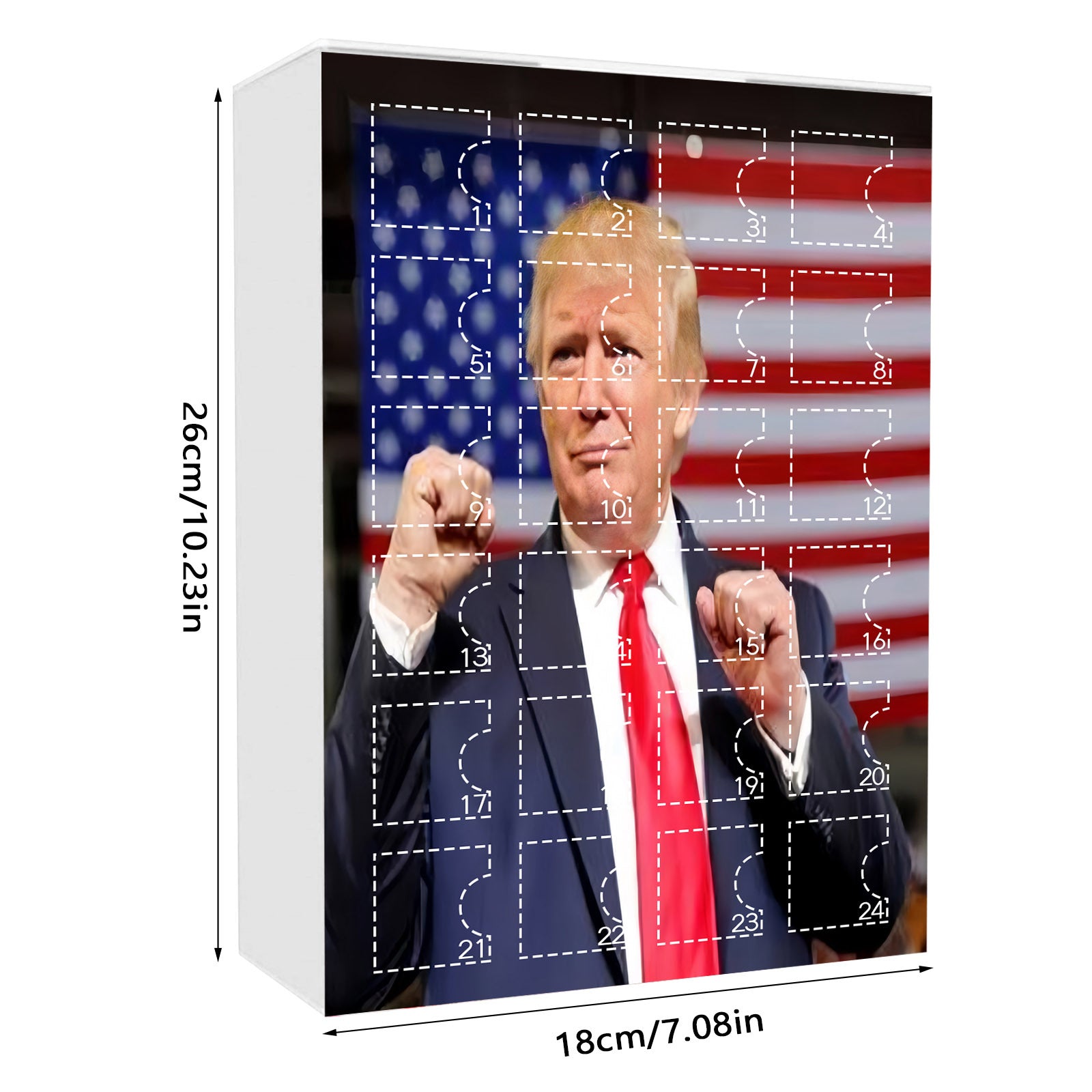 🎅Trump Calendar 24 Days Christmas Countdown