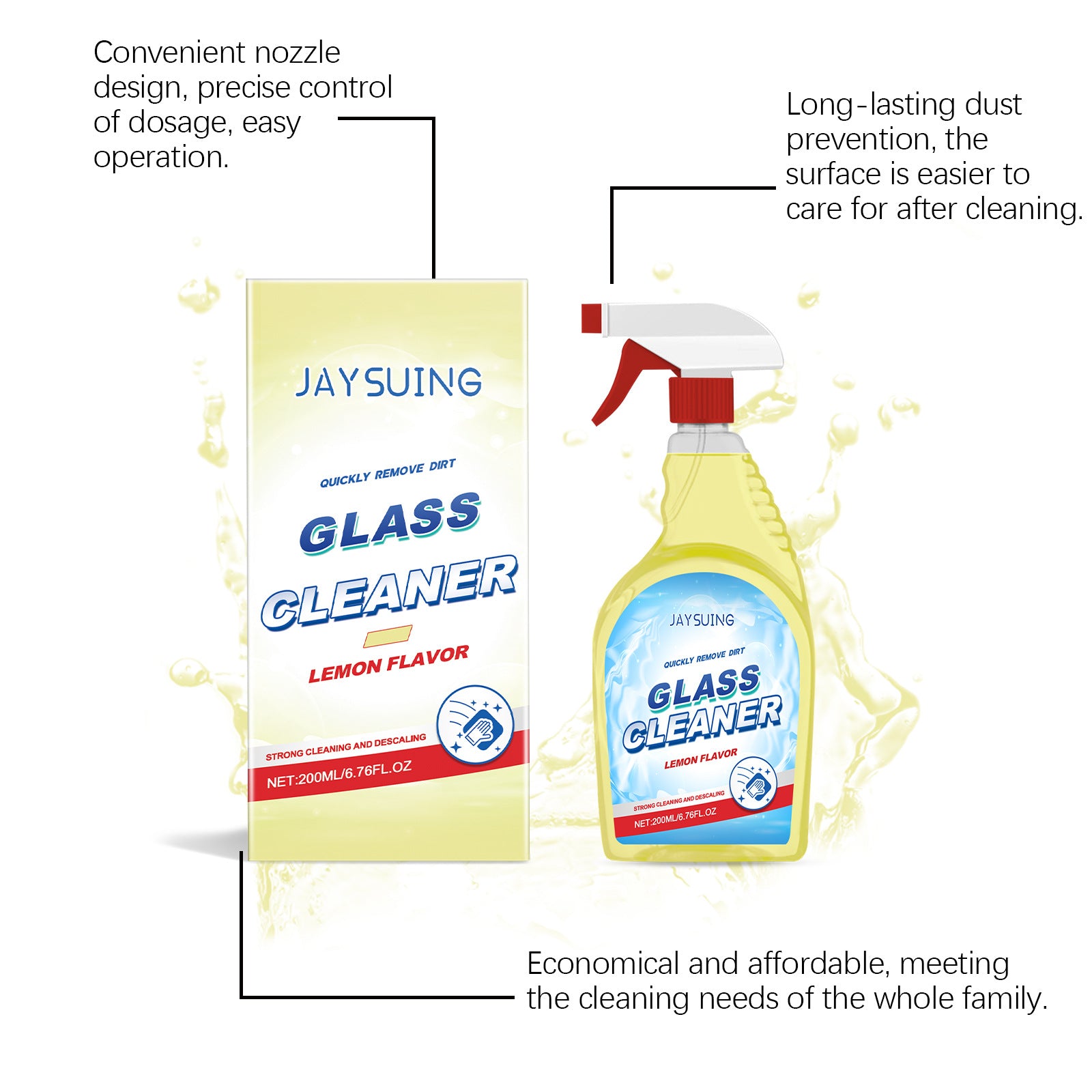 Lemon Flavored Glass Cleaner