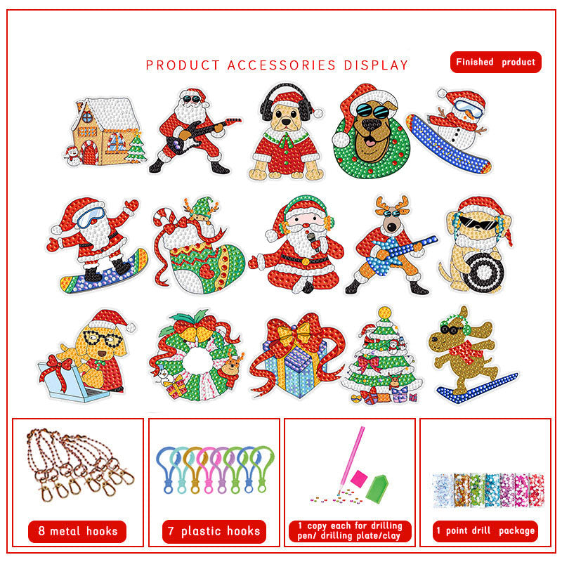 🤶Christmas Diamond Painting Sticker Kit