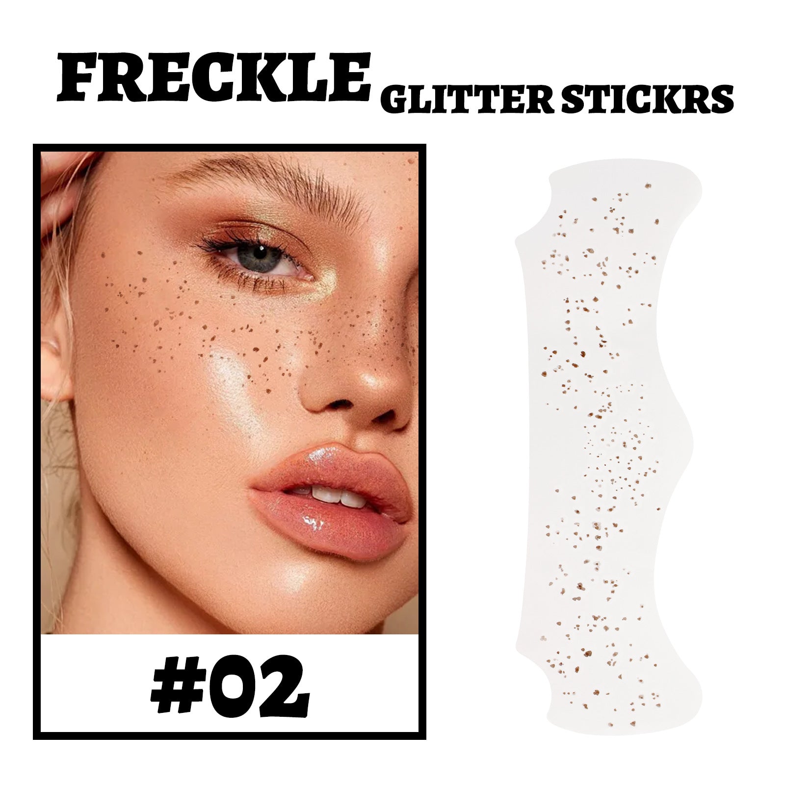 Waterproof Metallic Glitter Face Tattoo Stickers For Glitter Effect Shows And Makeup Stickers