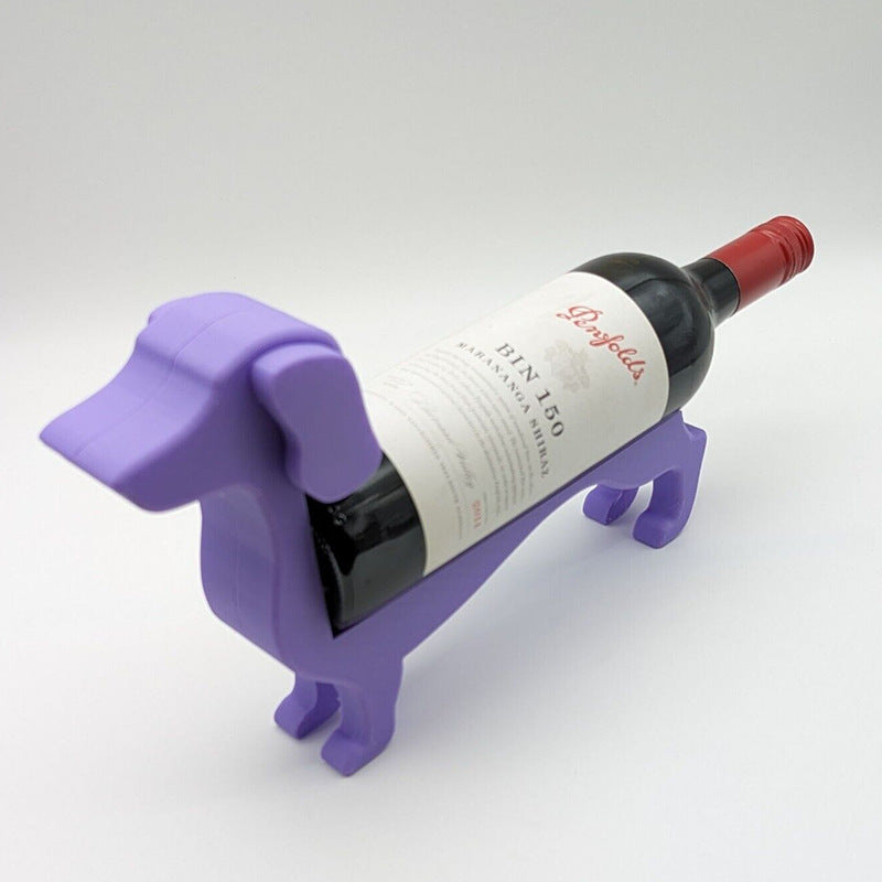 Dachshund Wine Bottle Holder,Unique Wine Wall Decor Tabletop Wine Rack