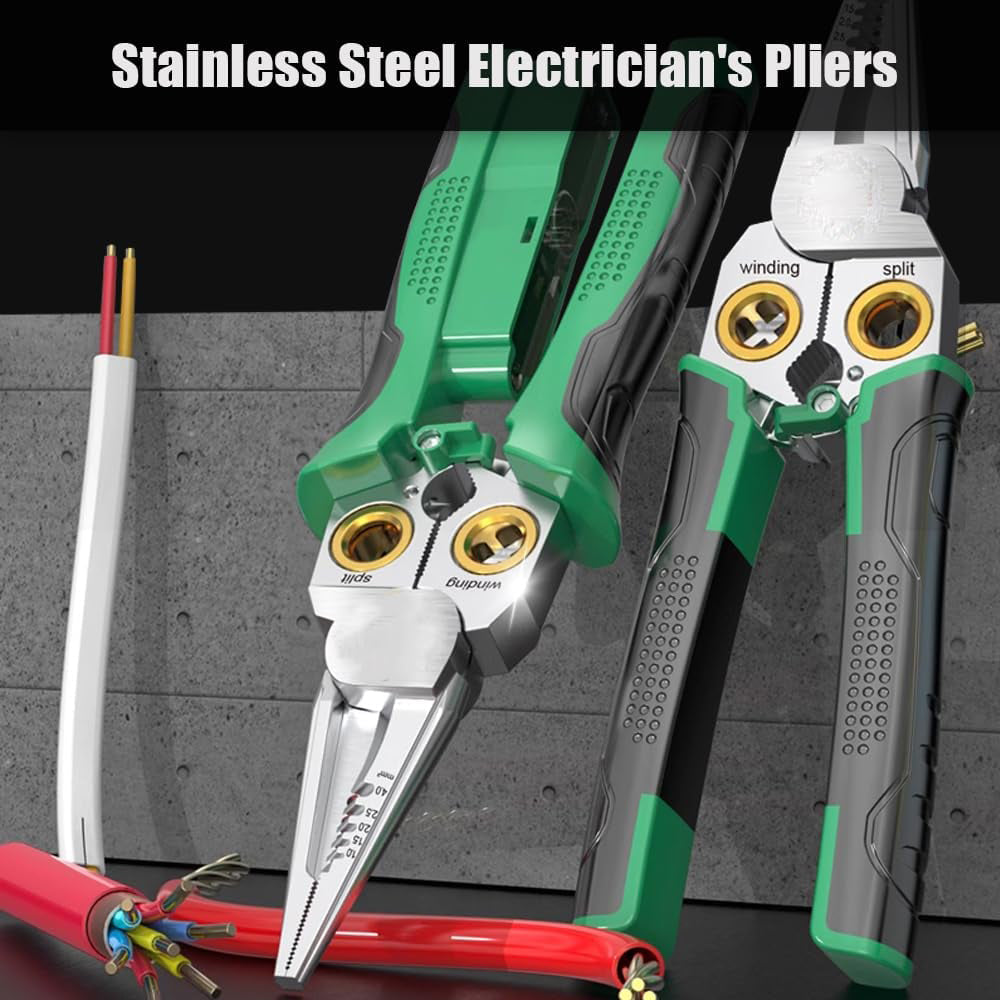 8-in-1 Wire Stripping Pliers