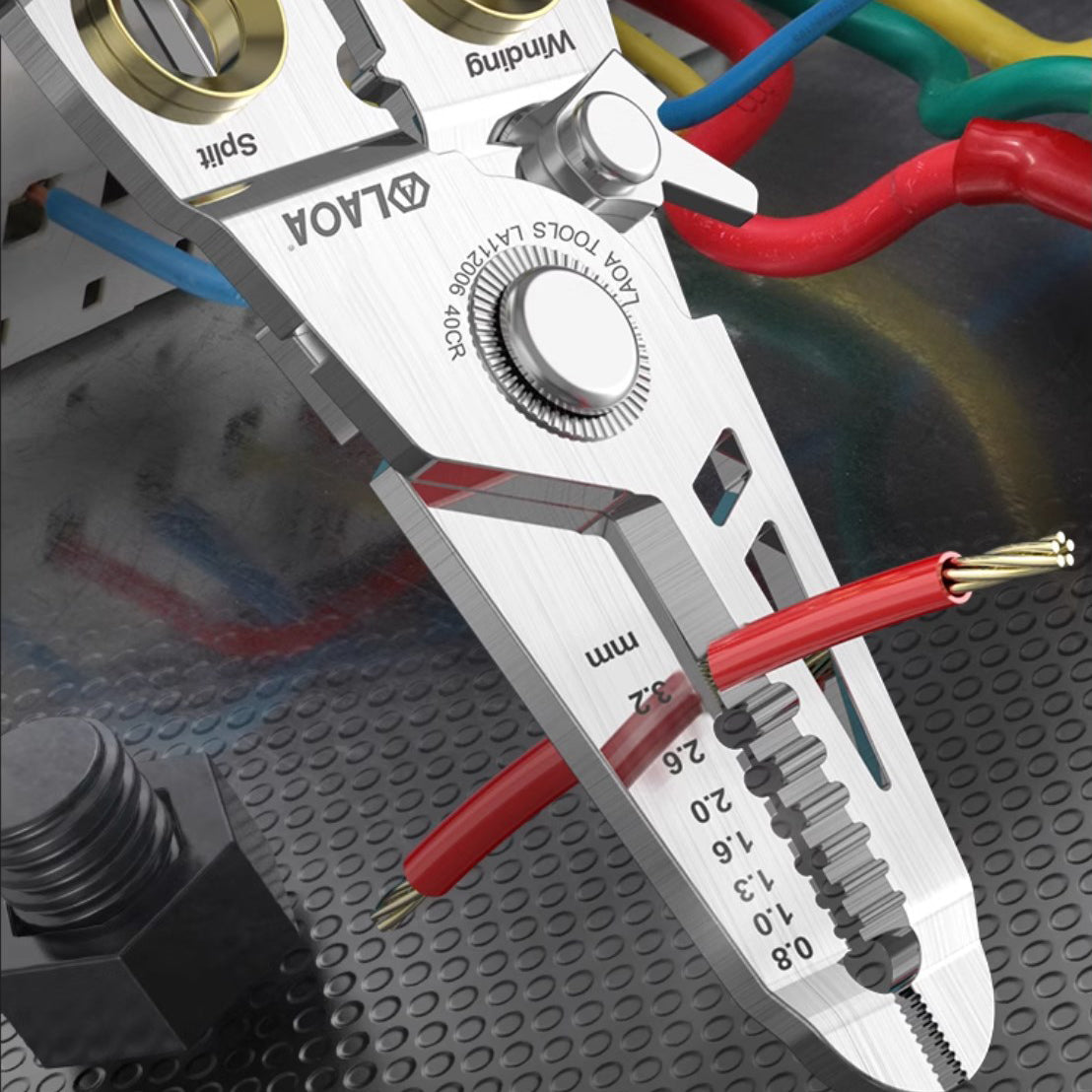 8-in-1 Wire Stripping Pliers