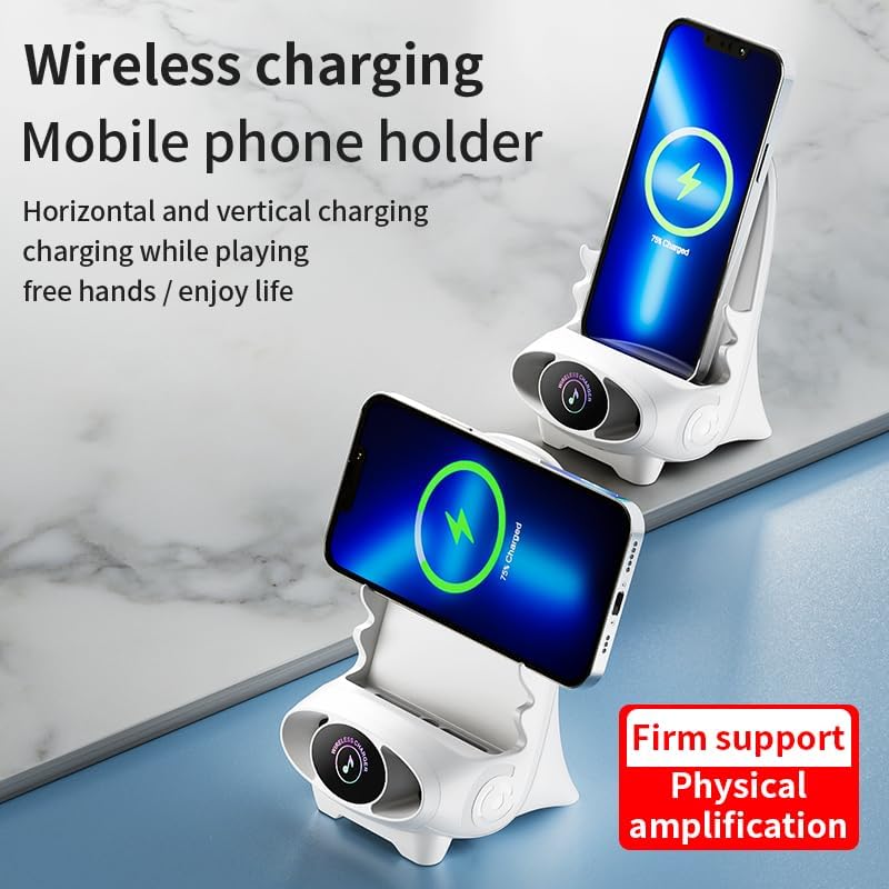 🔥2024 Mini Chair Wireless Fast Charger Multifunctional Phone Holder — Adapts To All Phones