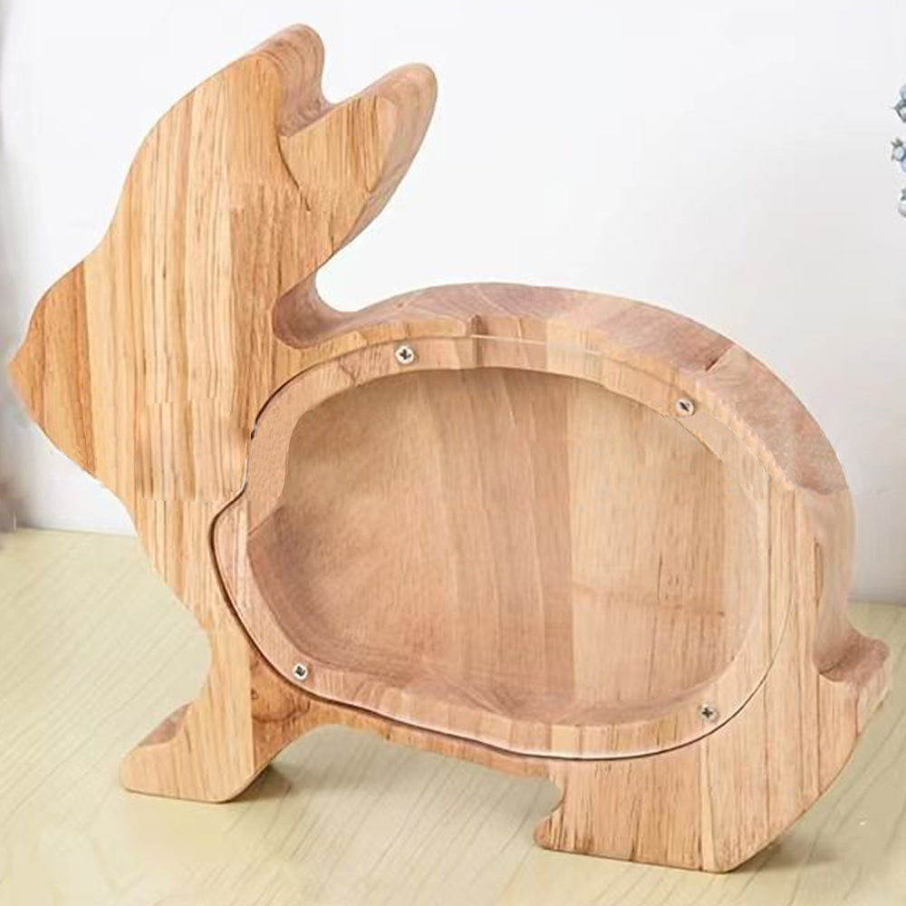 Piggy Bank-Wood Gift For Kids