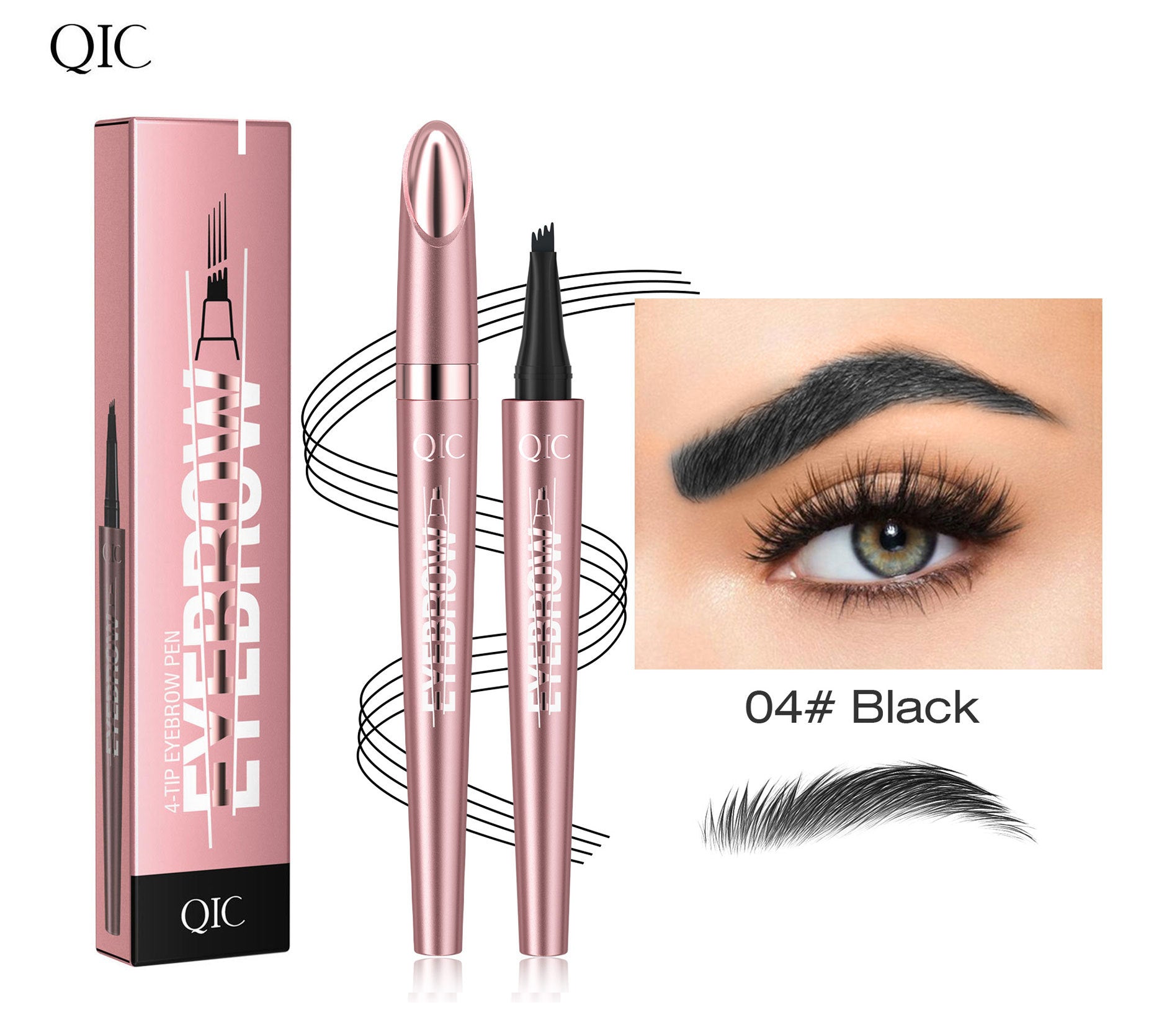 3D Microblading Eyebrow Tattoo Pencil 4 Fork Tip