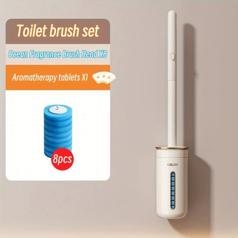 Disposable Toilet Brush Set