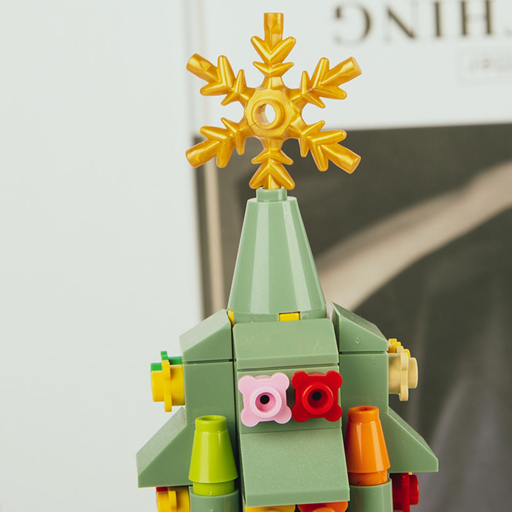 Christmas Tree Music Box Built With 360 Building Blocks