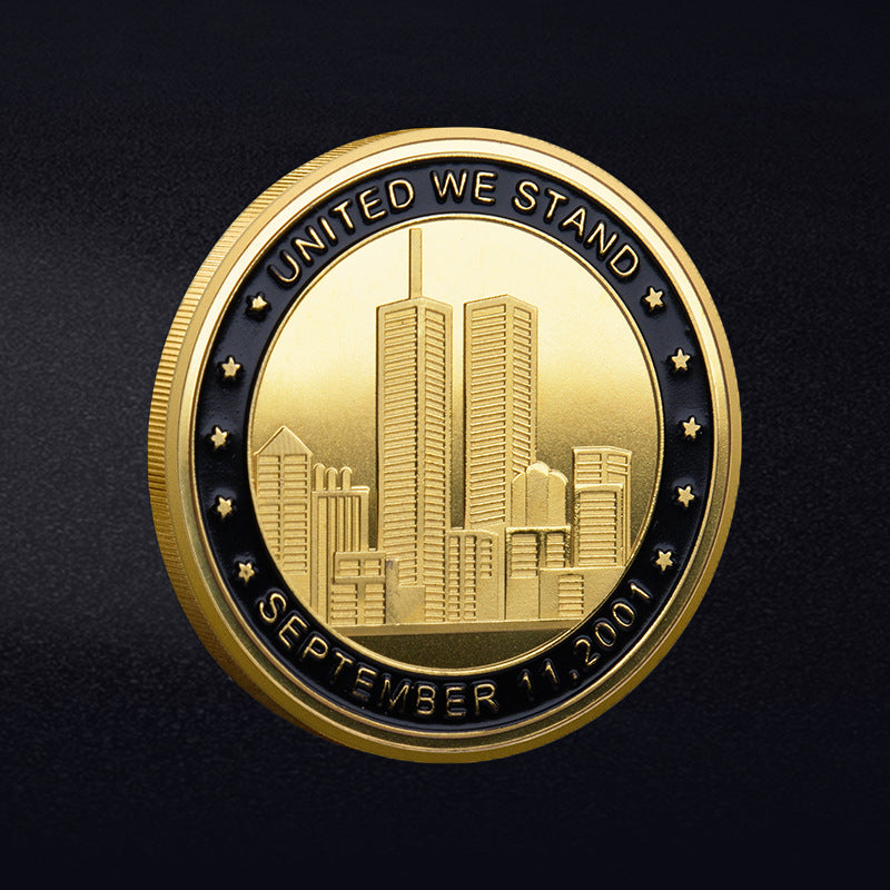 2001 United States Of America World Trade Center September 9/11 Commemorative 'UWS' United We Stand 1Oz 24kt Liberty Gol