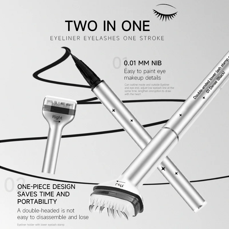 2-in-1 Eyeliner & Lower Eyelash Stamp Set