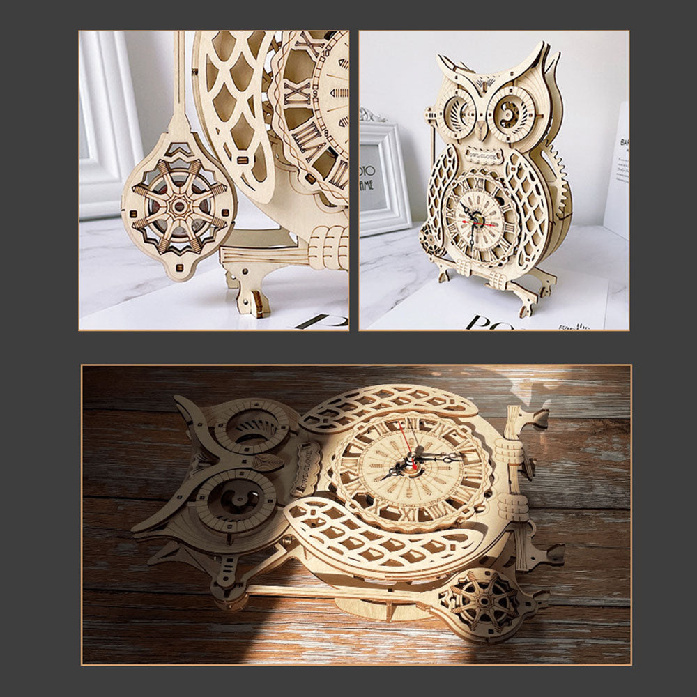 🦉3D Owl Super Wooden Mechanical Model Puzzle Set