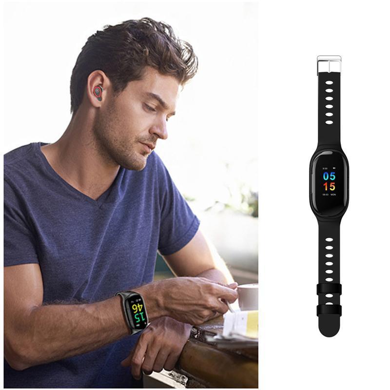 M1 SMART WATCH Combine Wristband And Earbuds (2 In 1 Device)