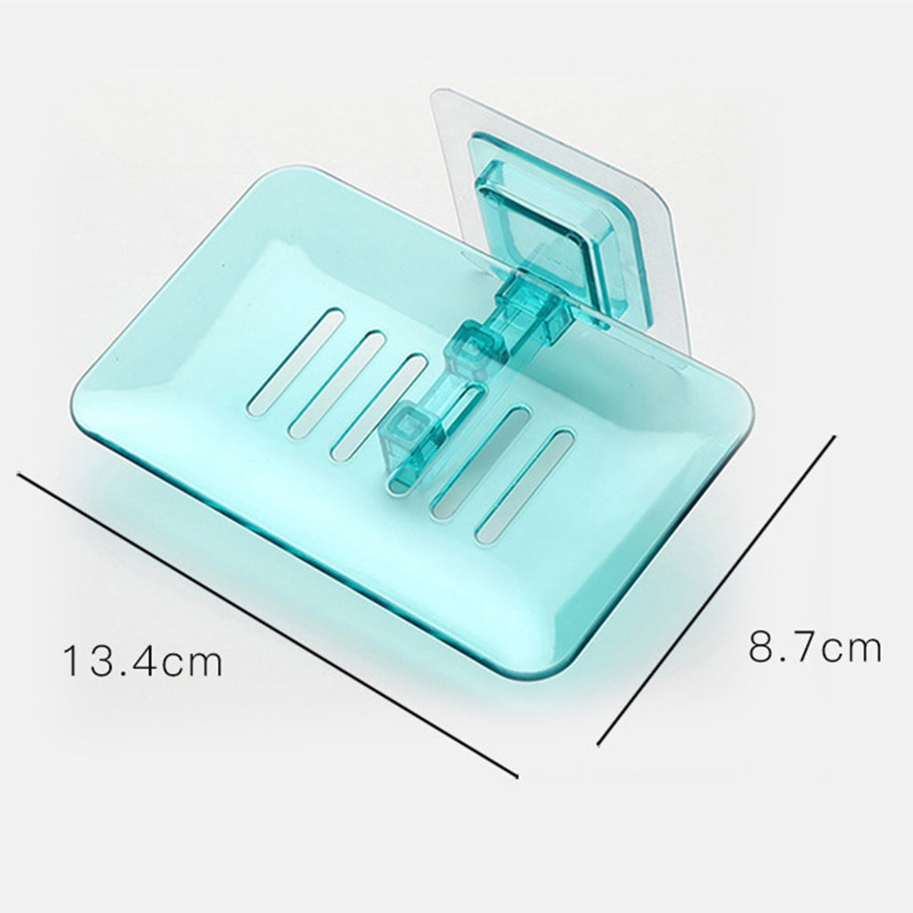 Punch-Free Transparent Drainable Soap Holder