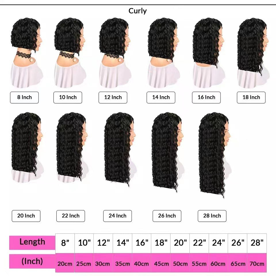 12-24 Inch Kinky Deep Curly Clip