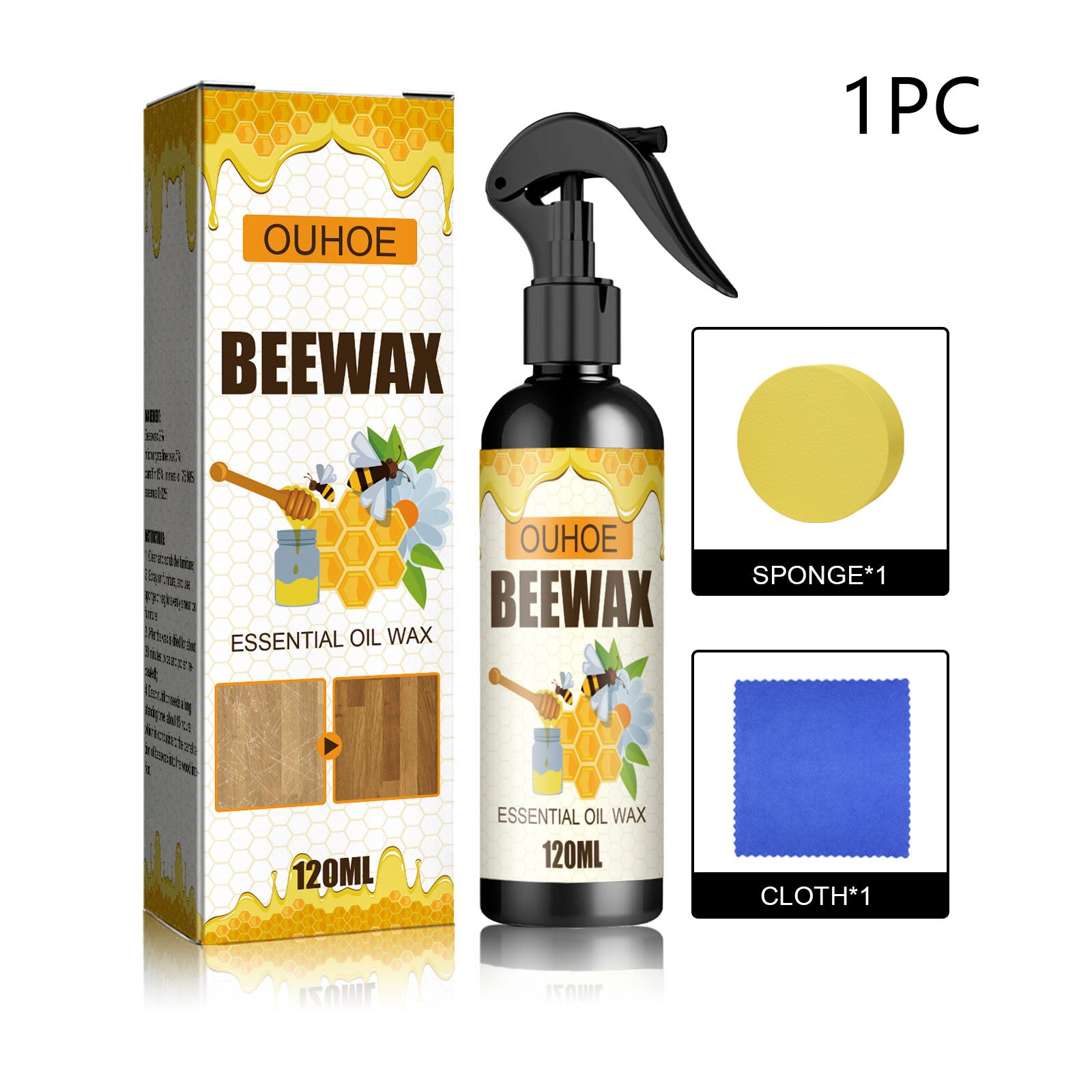 Natural Micro-Molecularized Beeswax Spray