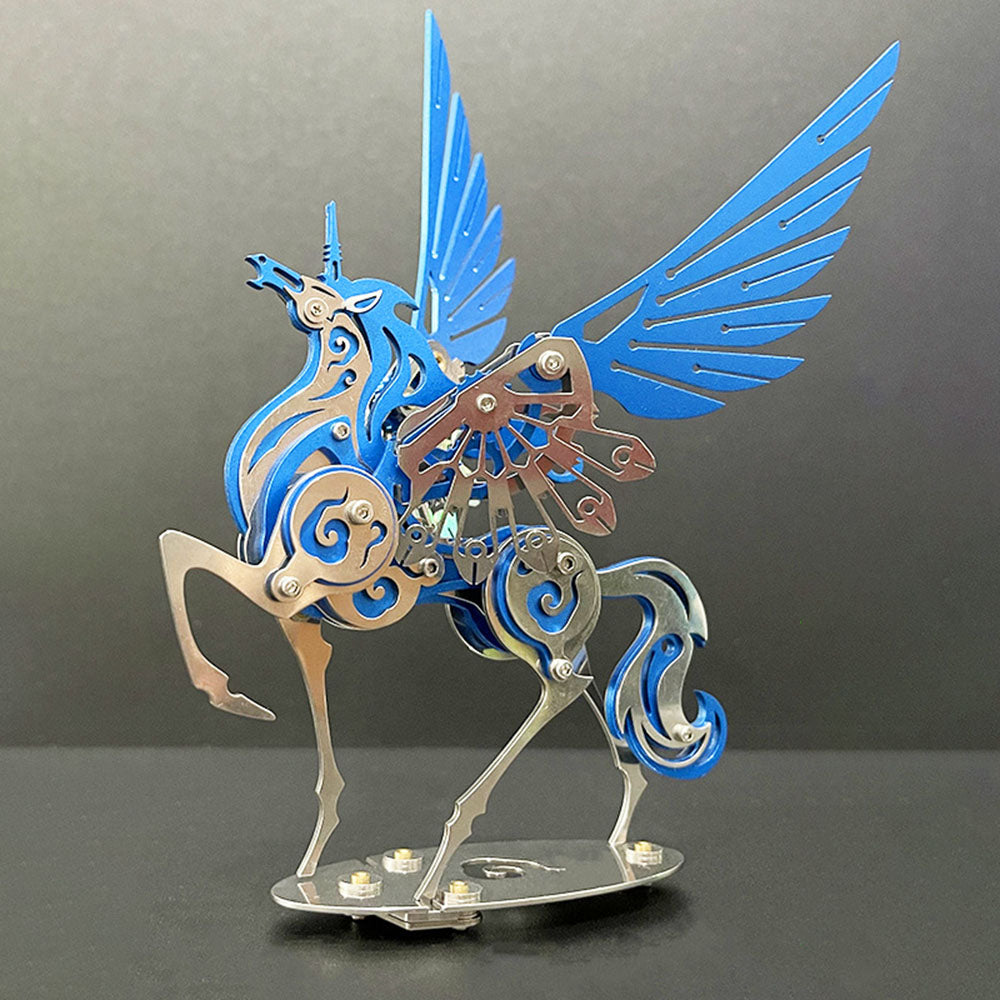 Mythical Winged Unicorn 3D DIY Metal Model Kits 121+PCS