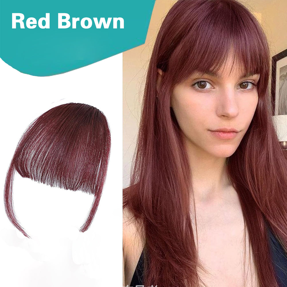 Seamless 3D Clip-In Bangs Hair Extensions