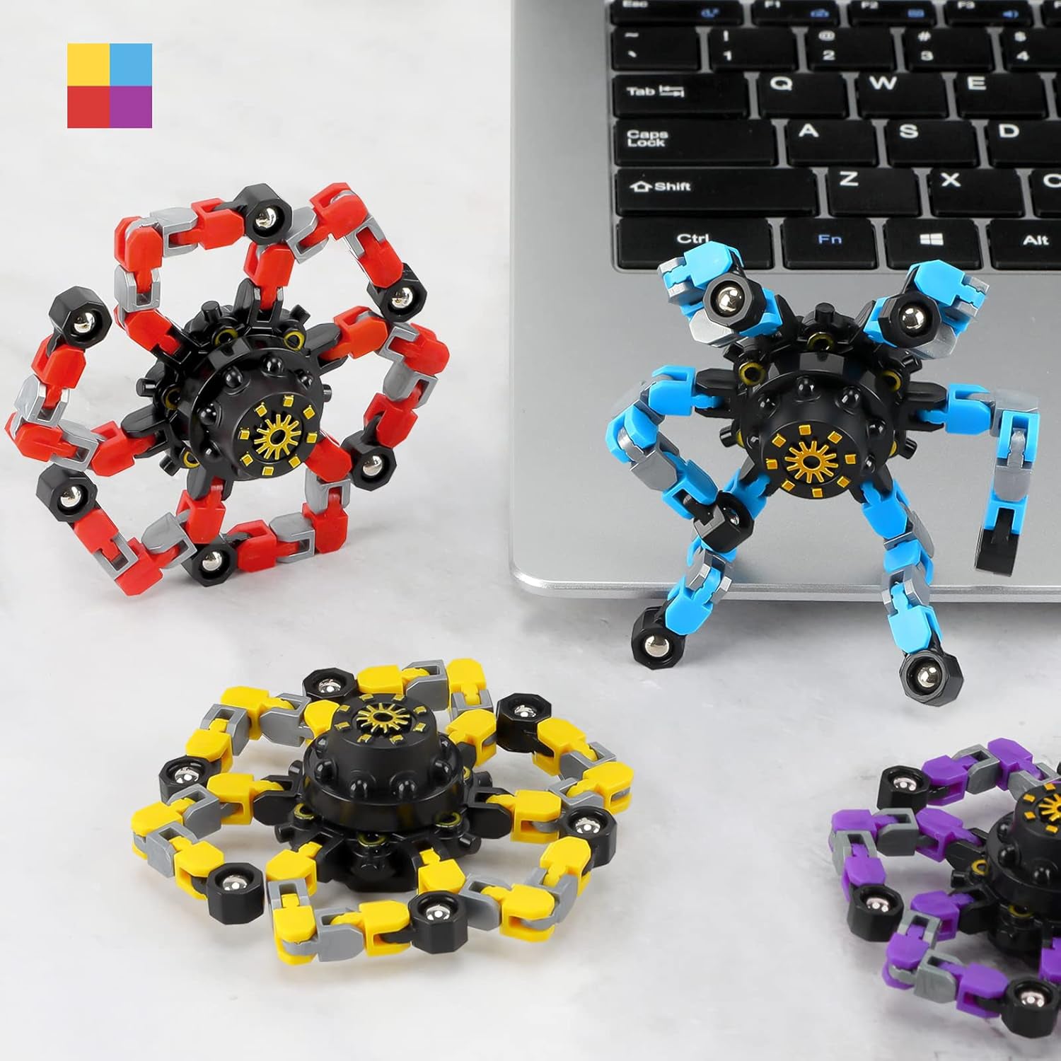 Fidgets Sensory Toys Transformable Chain Mechanical Fidget Toy