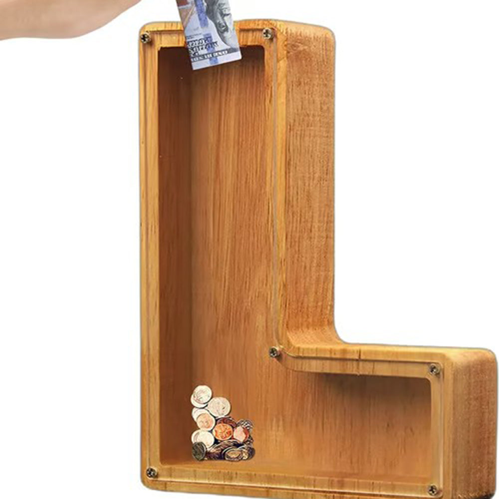 Piggy Bank-Wood Gift For Kids