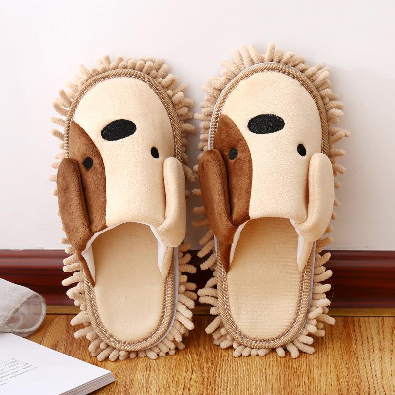 Plushy Feet Microfiber Slipper Mop