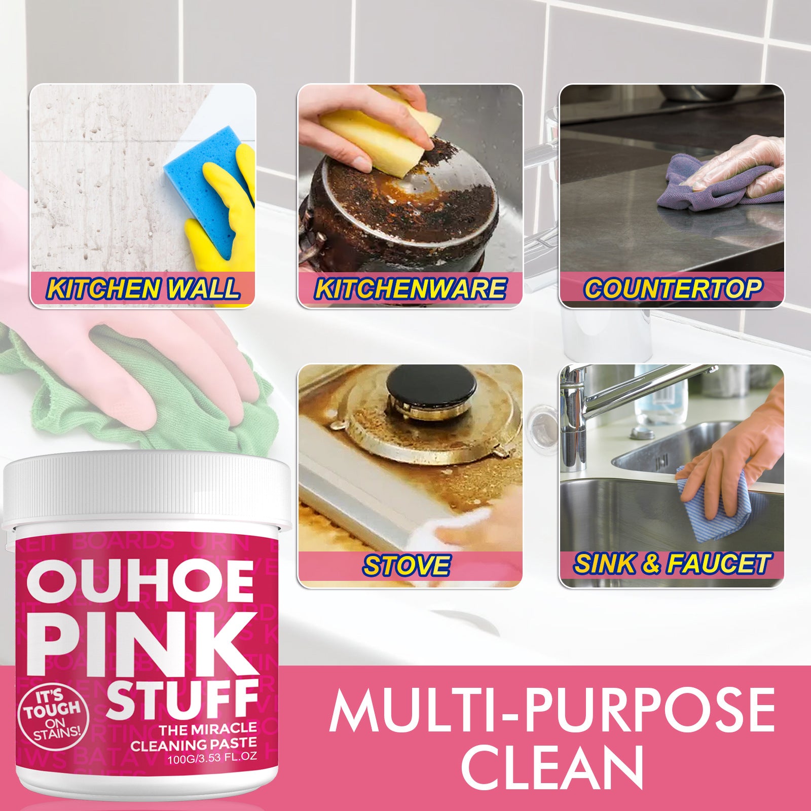 The Pink Stuff Cleaner Stainless Steels Cleaner