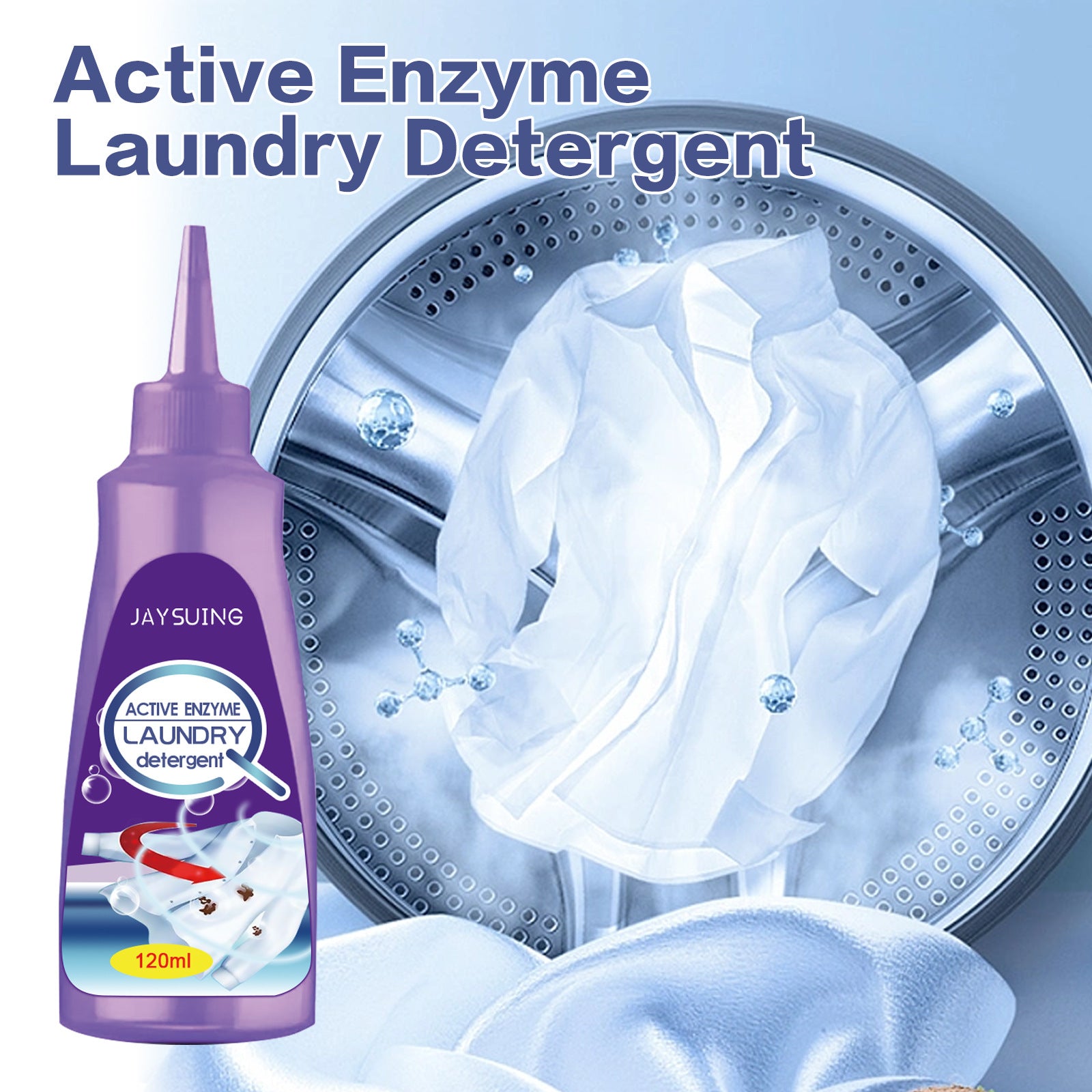 Active Enzyme Laundry Stain Remover - White Shirt Guardian