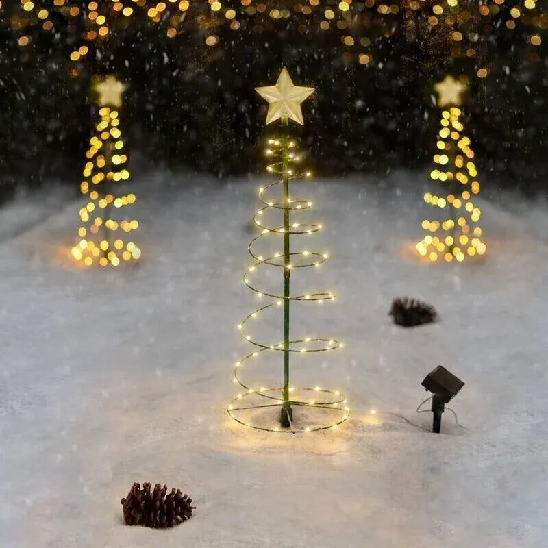 🎄Solar LED Christmas Tree Decoration String Lights