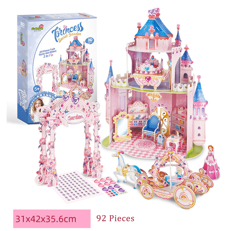 3D Puzzle Children - Princess Birthday Party Princess Castle