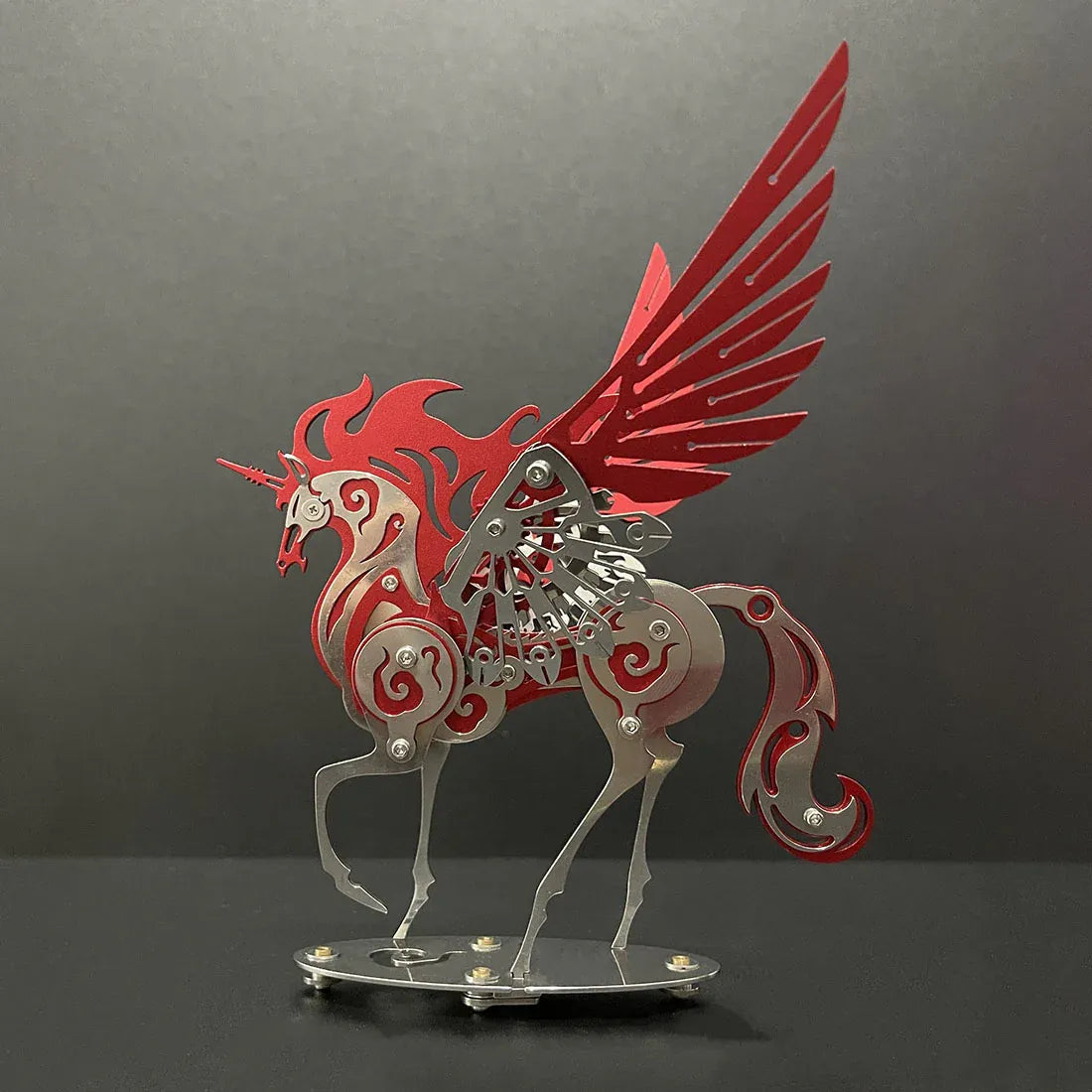 Mythical Winged Unicorn 3D DIY Metal Model Kits 121+PCS