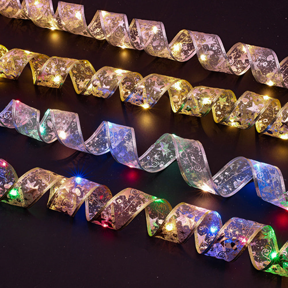 Christmas LED Light Strip Copper Wire Satin Light Strip