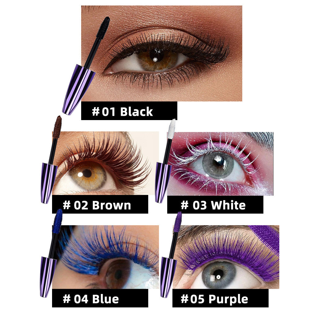 Silk Fiber Mascara Lash Color Mascara Waterproof Rimel 3D Mascara Eyelash Extension Thick Lengthening Eye Lashes