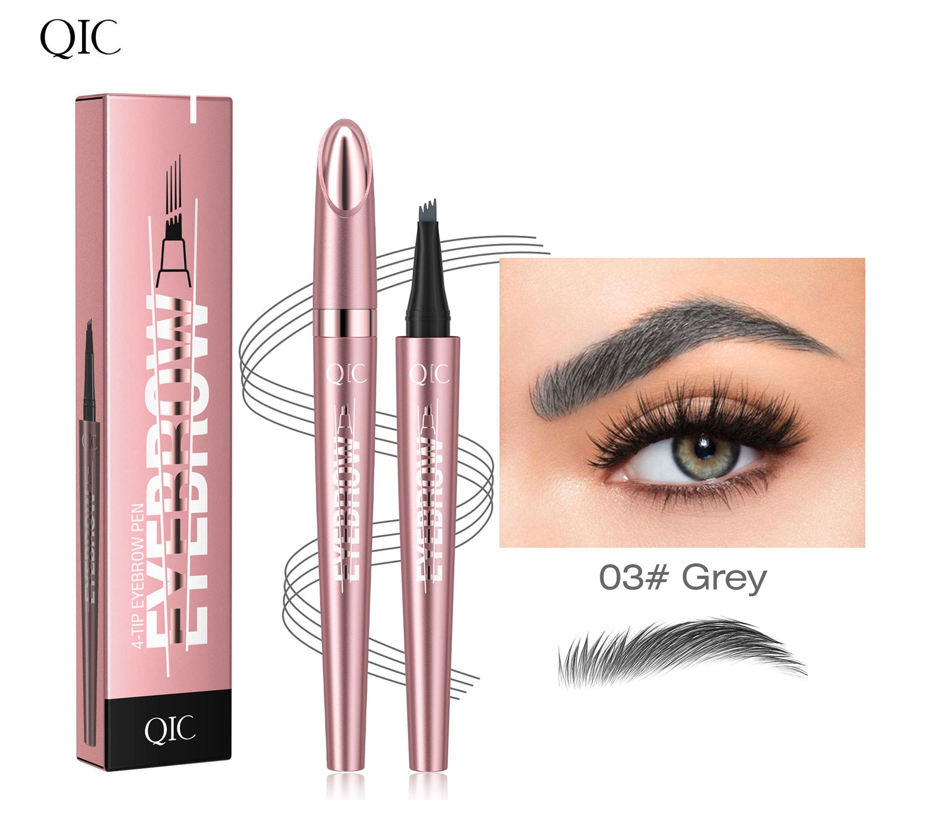 3D Microblading Eyebrow Tattoo Pencil 4 Fork Tip