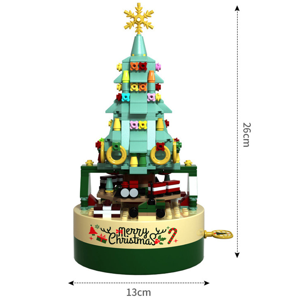 Christmas Tree Music Box Built With 360 Building Blocks