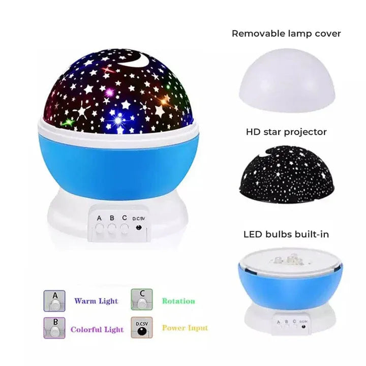 Starry Sky Night Light Projector