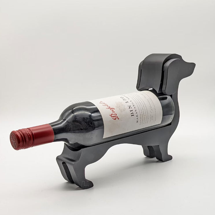 Dachshund Wine Bottle Holder,Unique Wine Wall Decor Tabletop Wine Rack