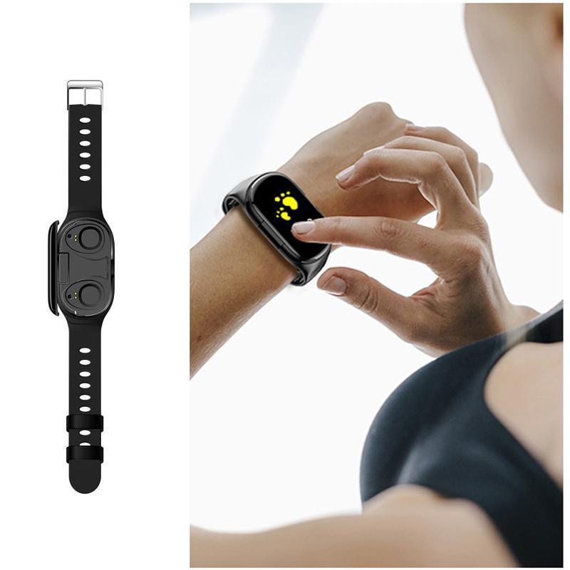 M1 SMART WATCH Combine Wristband And Earbuds (2 In 1 Device)